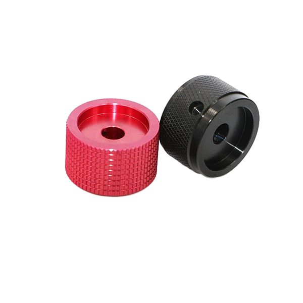 CNC knurled machined knob