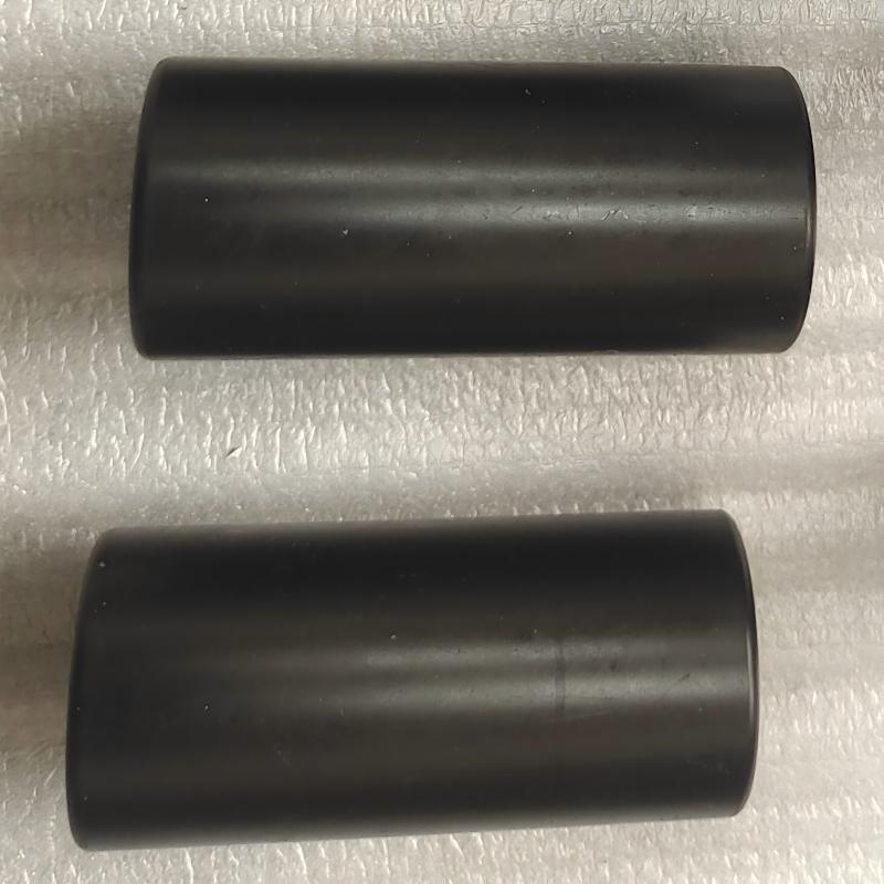 CNC Machined Plastic Roller Black POM Gap Roller For Industrial Applications
