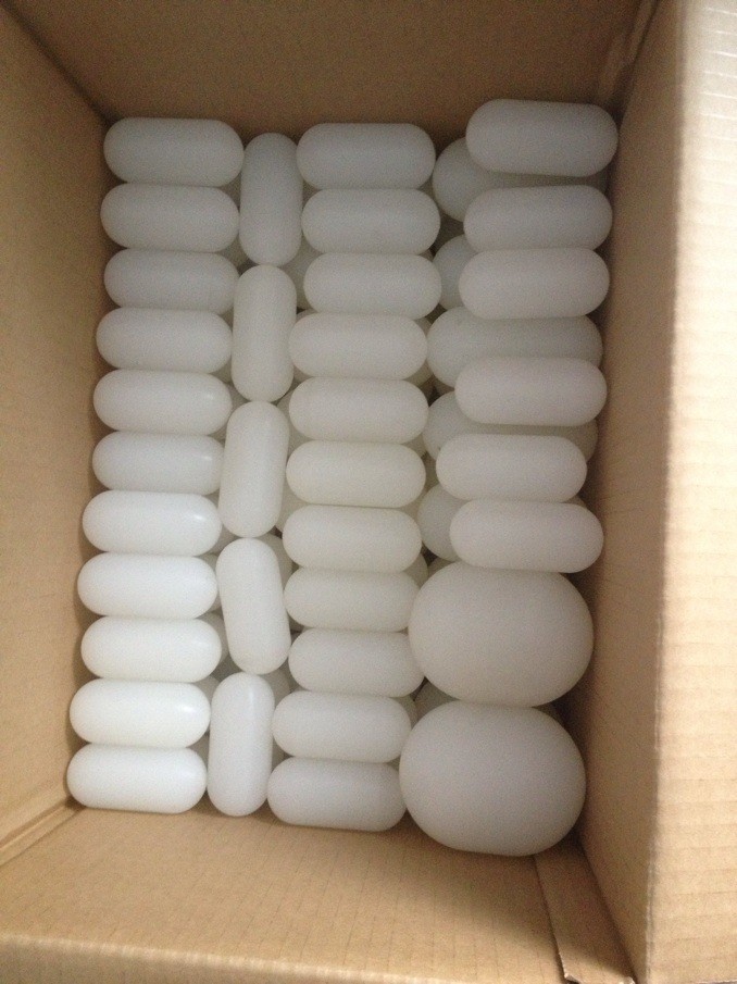 Automatic CNC Lathe Turning Plastic White PP Machined Parts With Various Size