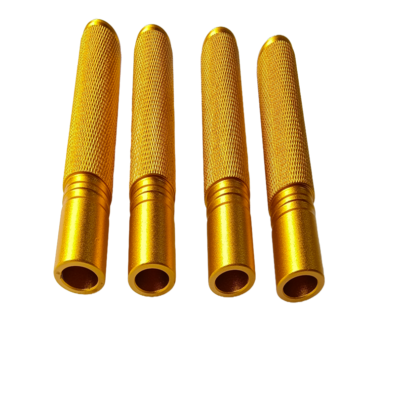 CNC Turning Brass Sleeves Bushings Tubes With Knurling